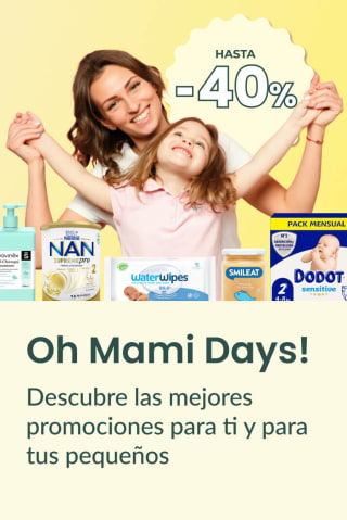Hasta 40% dto en categoría Bebé y Mamá