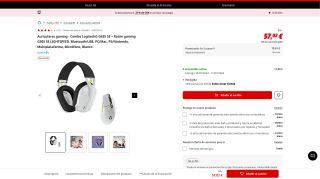 Combo LogitechG G435 SE + Ratón gaming por 57,02€