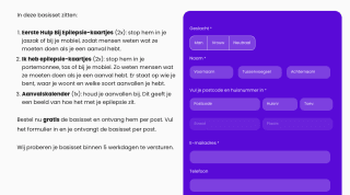Gratis epilepsie basisset te bestellen via Epilepsie