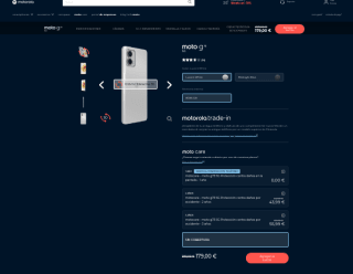 Motorola G73 8GB 256GB por solo 145€