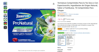 Termatuss Comprimidos Para la Tos Seca o Con Expectoración por 2,78€