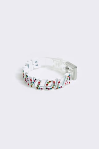 Pulsera transparente Cristales. Bimba y Lola. Por 38€