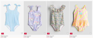 Meiden badpakjes voor €1,99 bij H&M