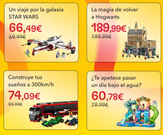 Especial descuentos LEGO hasta 40% + 15% extra al comprar 3 + 5% EXTRA LEGO Formula 1 unidades preciazos