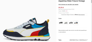 Zapatillas Puma Rider Future Vintage por 59.95€