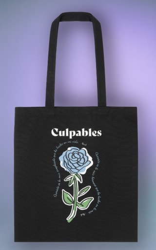 Bolsa shopper "Culpables" por 7,99€.