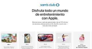 Sam's Club: 4 Meses Gratis de Apple Music, AppleTV+, Arcade, Fitness y más