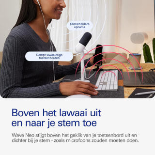 ELGATO Wave Neo - USB Microfoon voor €69,99 bij Amazon