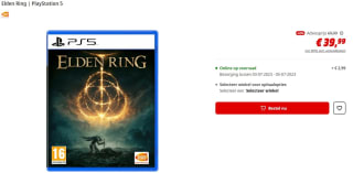 Sony Elden Ring, PlayStation 5 voor €39,99 bij de MediaMarkt