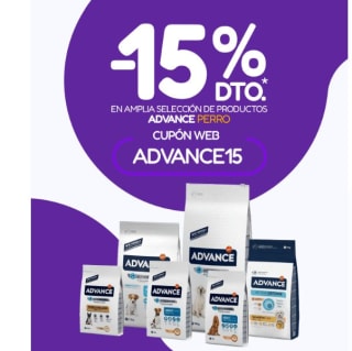 15% descuento en Advance 15 perros