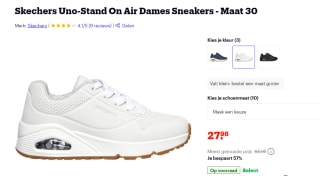 Skechers Sneakers Street Uno - Stand on Air voor €27,98 bij Bol.com