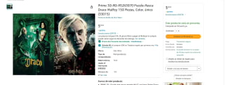 Puzzle scratch Draco Malfoy 150 piezas por 5€