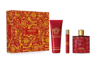 Lote regalo Versace Eros Flame Hombre Eau de Parfum 100 ml + gel de ducha y baño 150 ml + spray de viaje 10 ml + caja regalo a 60,08€
