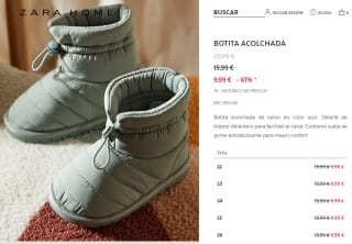 Zara Home Kids Zapatos por 9,99€