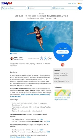 Mallorca 6 días Media Pensión + Vuelos desde 259€ por persona.