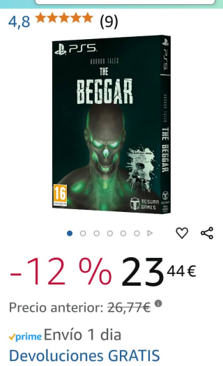 Juego  Horror Tales The Beggar para PS5 por 23,44€