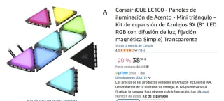 Marca Corsair iCUE LC100 - Paneles de iluminación para decoración de Caja, Mini triángulo, 9 x Kit de expansión 81 LED RGB 38,90€