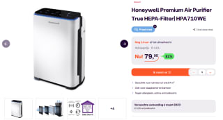Honeywell Premium Air Purifier True HEPA-Filter HPA710WE voor €79,95 bij iBOOD