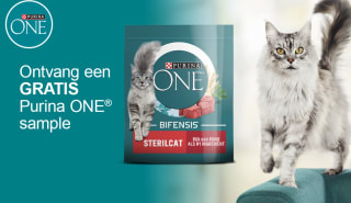 Gratis Purina ONE Sterilcat kattenvoer