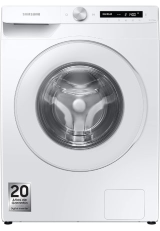 Samsung Lavadora Serie 5, 9kg, A+++, Carga Frontal, Color Blanco por 333€.