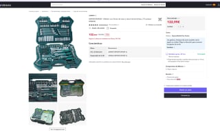 Maletín Manesmann 215 piezas por 122,99€ (Nuevos usurios por 73,79€)