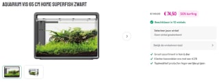 50% korting op aquarium Home of Capri bij Ranzijn
