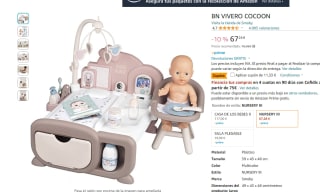 Smoby Baby Nurs Electrónica, Muñeco Incluido 32 Cm por 55,99€