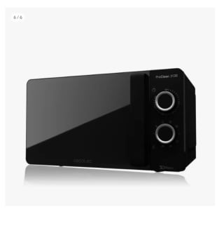 Microondas con Grill 20L 700W Cecotec ProClean 3130 por 51.59€ (Cuenta Nueva 41.59€)