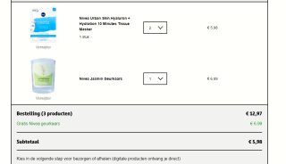 Gratis geurkaars t.w.v. 6.99 bij aankoop van 2 actieproducten bij Kruidvat