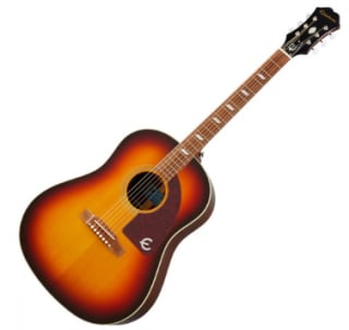 Guitare folk électro-acoustique tout massif Epiphone Masterbilt Texan Faded Cherry Aged Gloss à 749€
