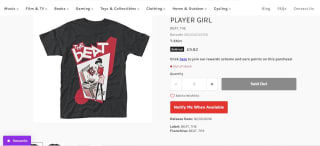 The Beat - Record Player Girl Tee T-Shirt for £9.82