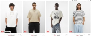 Pull en Bear shirts met kortingen tot maar liefst 80%