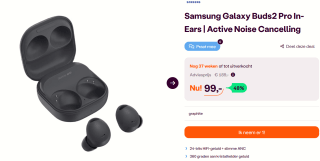 Samsung Galaxy Buds 2 Pro Zwart voor €99 bij iBOOD