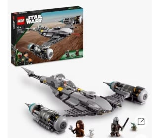 LEGO 75325 Star Wars Caza Estelar N-1 de The Mandalorian Libro de Boba Fett por 27,99€.
