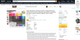 Dvifzu Rotuladores Lettering 36 Colores por 8,99€