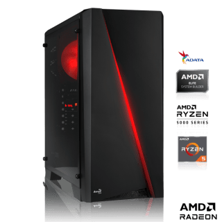 Gaming PC AMD Ryzen 5 5500 6x3.60GHz 16GB DDR4 RX 6700 10GB 512GB M.2 SSD por 719€