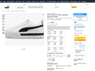 Zapatillas PUMA Mayze LTH Wn's Deportivas Mujer por solo 36,99€