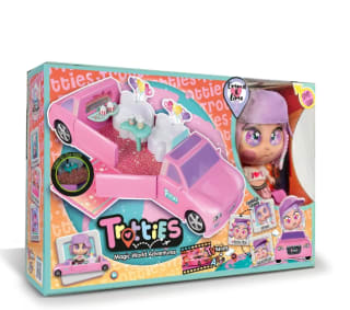 TROTTIES Muñeca de juguete con limusina Trottie Limo & Emma Famosa