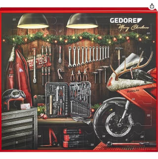Gedore RED adventskalender 2022 (gereedschapsset) voor €30,50 bij Amazon.nl