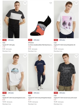 20% extra korting op geselecteerde sale items bij Wehkamp