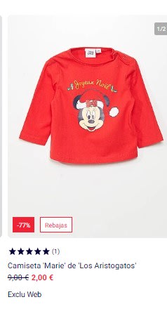 Remate final ropa desde 1€ en kiabi para toda la familia