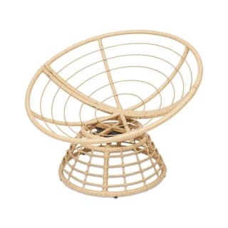 Ronde rotan loungestoel met luxe kussen voor €99 bij de Action