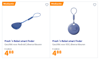 Fresh ’n Rebel smart finder voor €4,88 bij Action