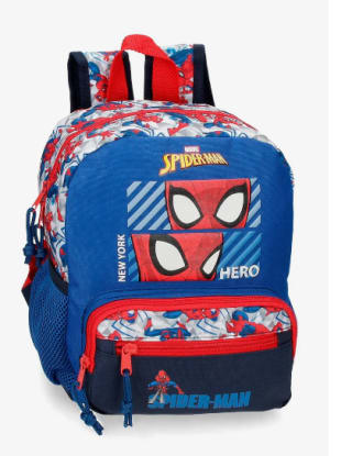 Marvel Spiderman Hero - Mochila Escolar Adaptable a Carro de 30x38x12 cms por 17.5€