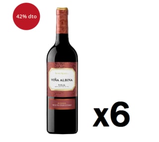 6 Botellas de Viña Albina Vendimia Seleccionada Reserva 2019 por 31.4€