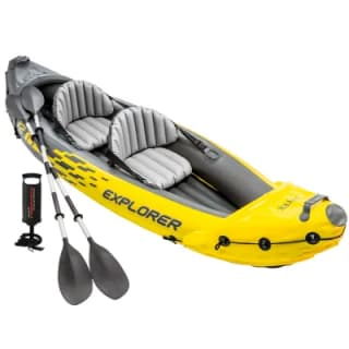 Kayak hinchable INTEX Explorer K2 con 2 remos 312 x 91 x 51cm por 89,49€