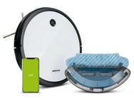 Medion MD 19601 - Robotstofzuiger met dweilfunctie - Wit/Zwart voor €129 bij Medion