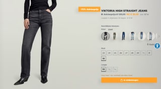 Viktoria High Straight High waist Jeans voor €38,98 bij G-Star