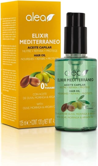 12 unidades de aceite capilar de Alea Elixir Mediterráneo 130 ml por 5,50€