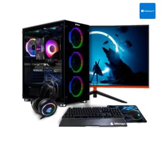 NitroPC Pack Platinum Plus AMD Ryzen 9 7900X/32GB/2TB + 1TB SSD/RTX 3060 + Monitor 27" FullHD 165Hz por 1898.99€
